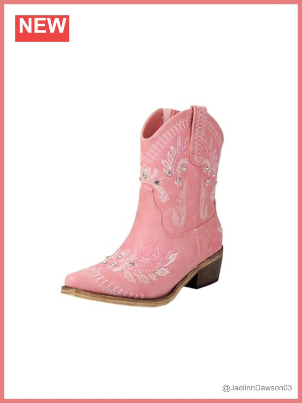 Women's Western Ankle Booties Pointed Toe Cowgirl Boots Fringe Tassels or